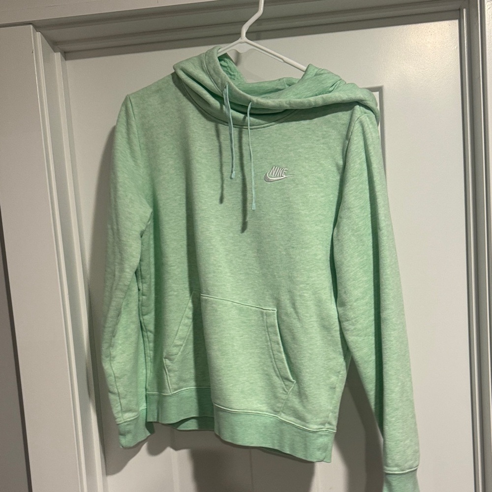 Green nike hoodie
